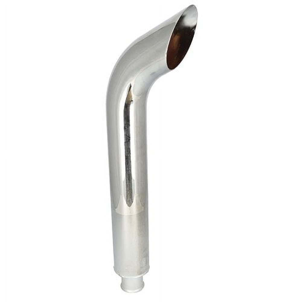 Exhaust Stack - Curved Chrome fits John Deere 3020 4000 4010 4020 4030 4230 4240