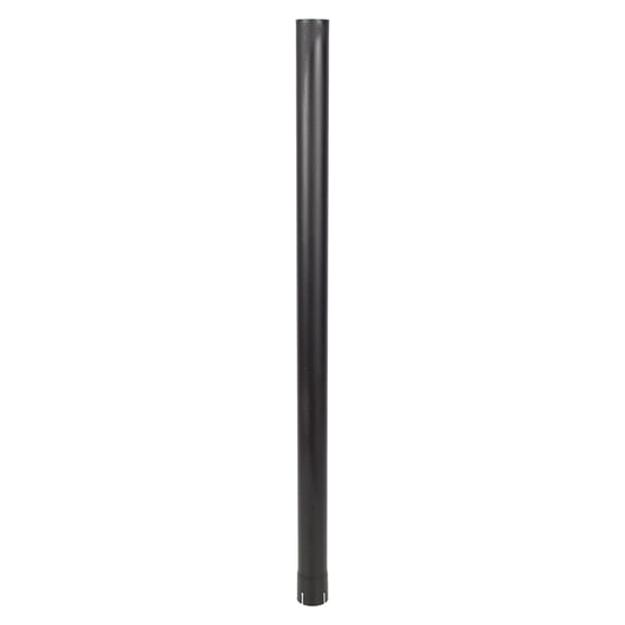 Exhaust Stack Pipe 2-1/2" x 48" Straight Black