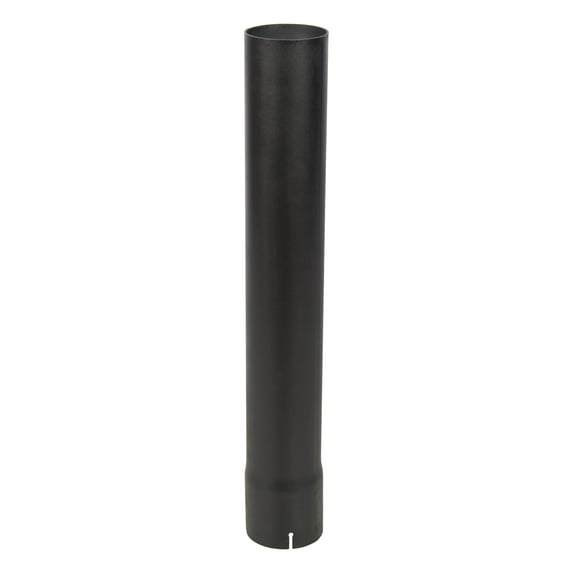 Exhaust Stack Pipe 3-1/2" x 24" Straight Black