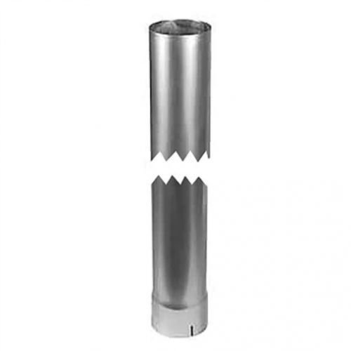 Exhaust Stack Pipe Replacement for UNIVERSAL - 1-7/8" x 48", Straight Chrome