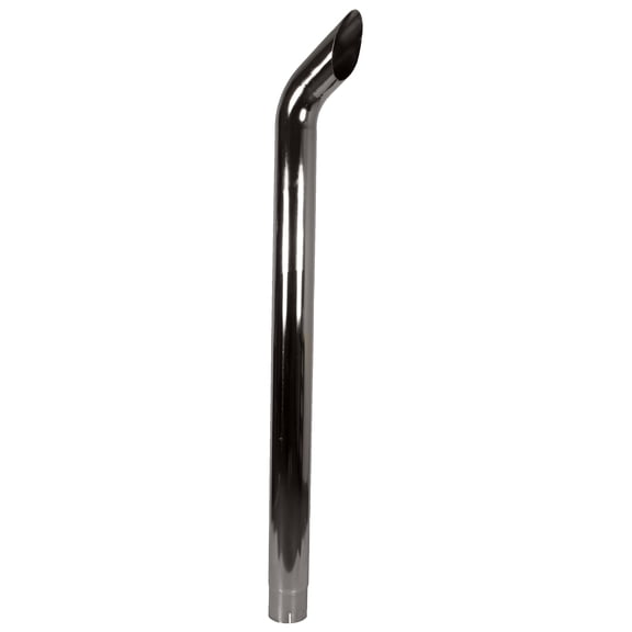 Tractorparts.Store Exhaust Stack Pipe Compatible With Universal - 4-1/2"" x 70"", Curved Chrome