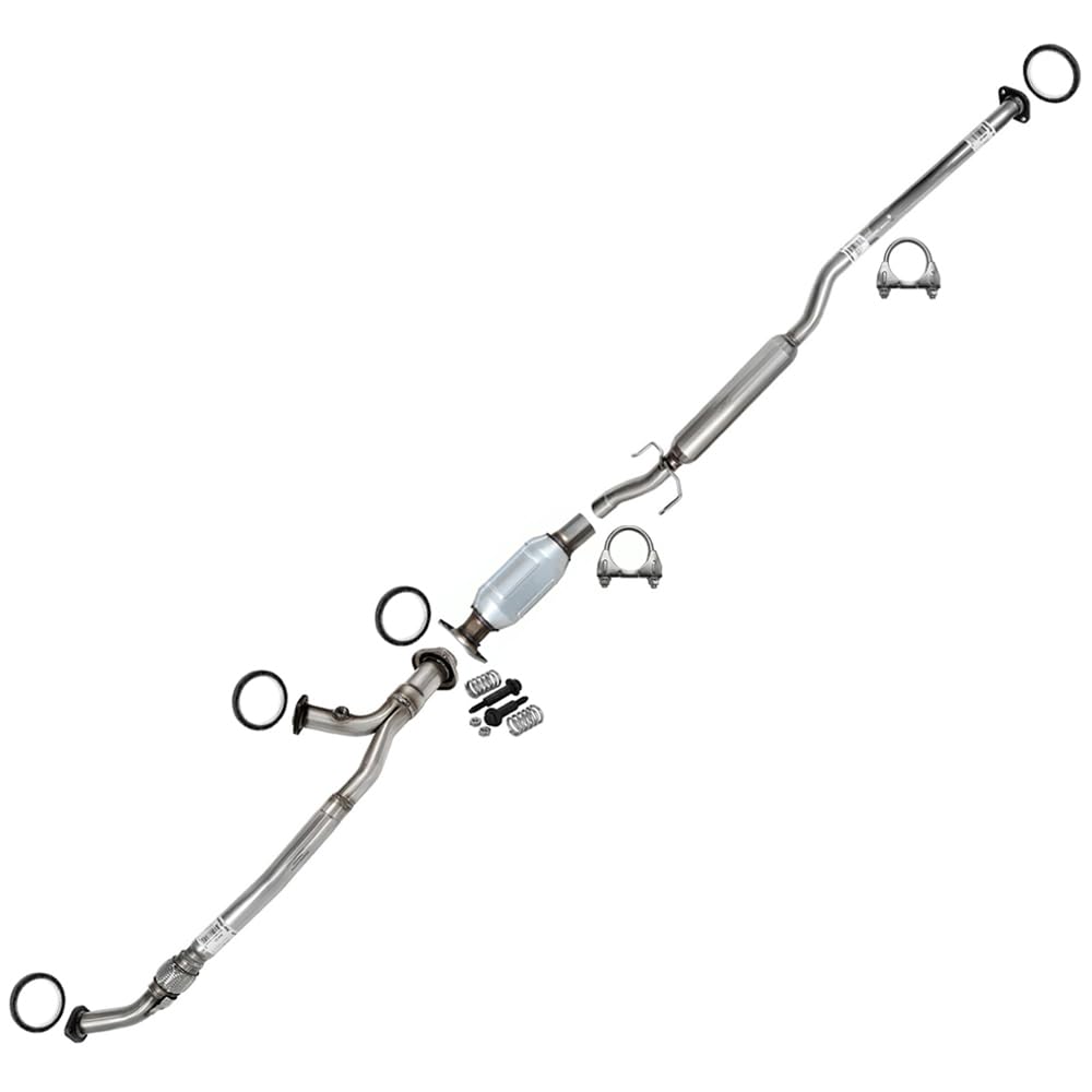 Northeastern Exhaust | Direct Fit Resonator Pipe Compatible for Mitsubishi Outlander 2003-2006 2.4L | AWD | Free Gaskets Included | Automotive Replacement Part