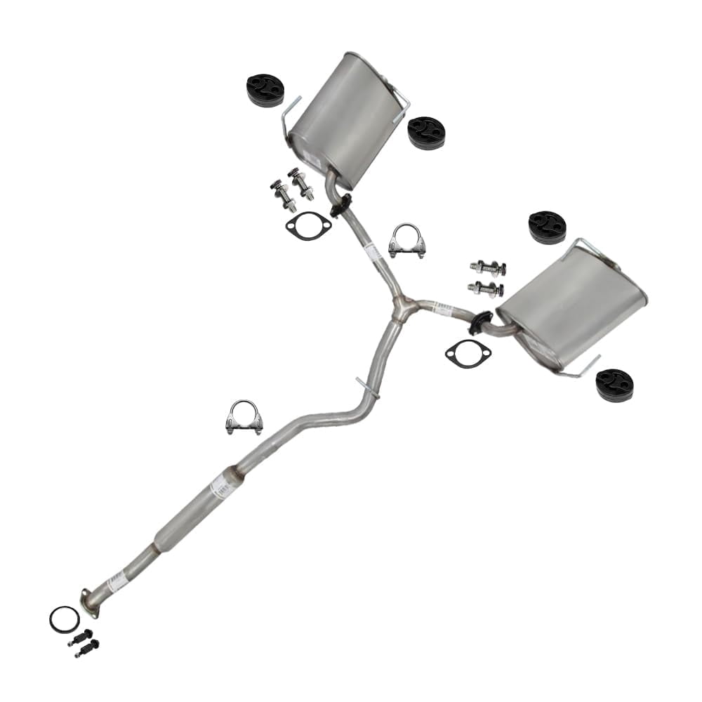 Northeastern Exhaust Resonator Y-Pipe & Muffler Kit Fits 2008-2013 Subaru Impreza & Forester 2.5L - Direct Fit | Stainless Steel System Kit