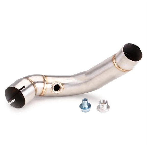 Exhaust System Middle Link Pipe Motorcycle Stainless Steel Connecting Tube Slip On For CBR600RR F5 2005-2018 2019