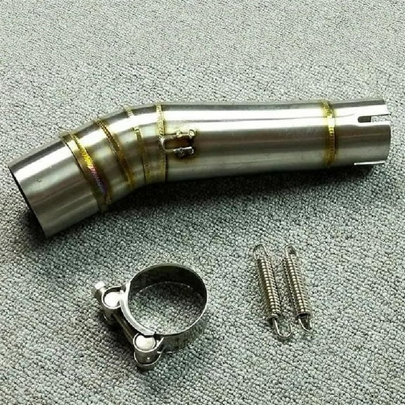 Exhaust System Middle Link Pipe Motorcycle Stainless Steel Connecting Tube Slip On For NC700 2012 2013-2015