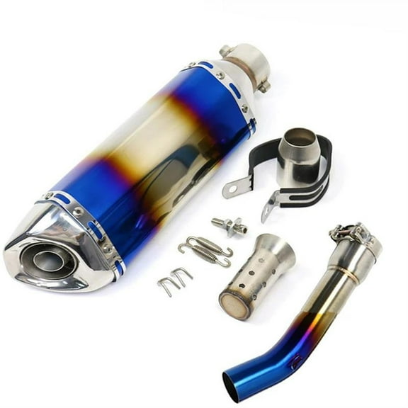 Exhaust System Middle Link Pipe Motorcycle Stainless Steel Tube Slip On For Yamaha FZ1 FZ1N FZ1000 2006-2015