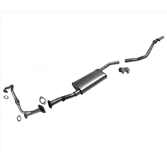 Exhaust System Pipe Muffler 3.3L Fits For Nissan Xterra 00-02 4 Wheel Drive 4X4