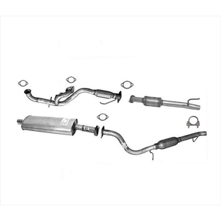 Exhaust System Y Pipe Rear Converter Resonator for Ford Escape 3.0L 01-04