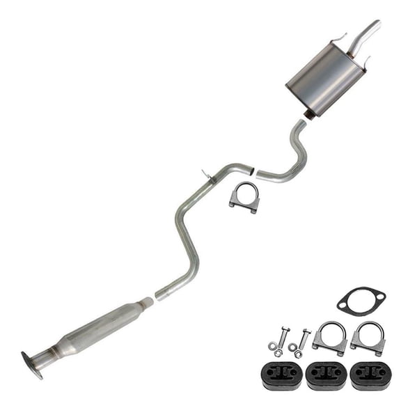 Northeastern Exhaust | Stainless Steel Resonator, Intermediate Pipe & Muffler Exhaust System Kit Fits 20062011 Chevrolet Impala 3.5L | Direct-Fit Replacement