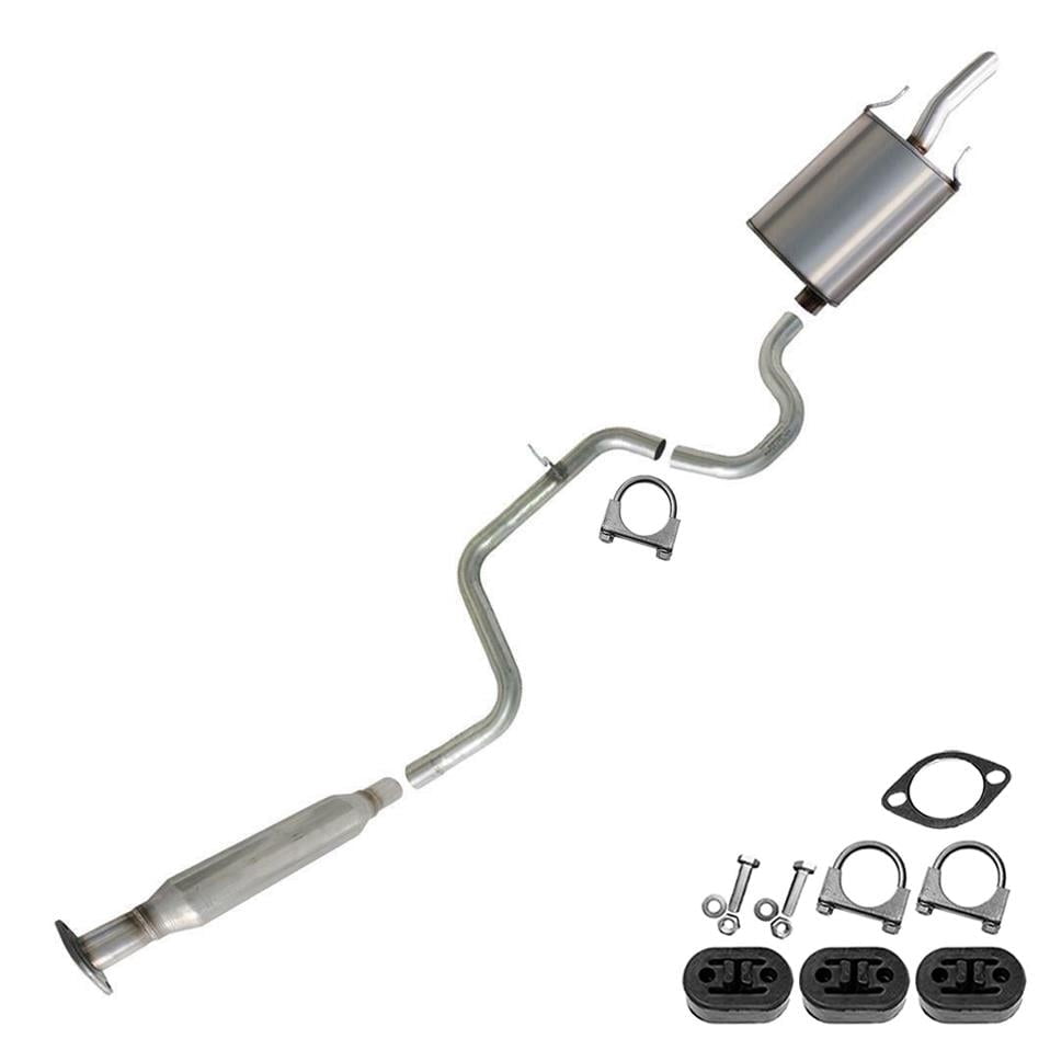 Northeastern Exhaust Resonator, Intermediate Pipe & Muffler Fits 2006-2011 Chevrolet Impala 3.5L - Direct Fit | Stainless Steel