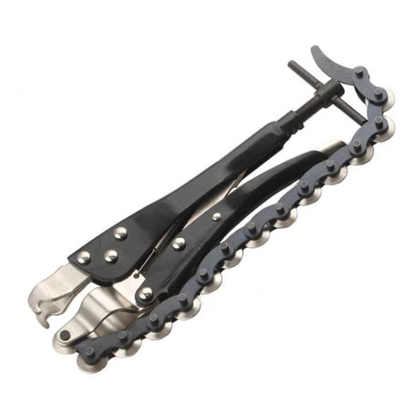 Exhaust Tube Chain Cutter, Tailpipe Cutter, Tube Cutting Pliers for Cutting Exhaust Pipe Copper Pipes Black