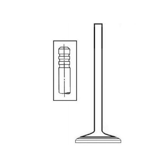 Exhaust Valve - Compatible with 1987 - 1988 BMW 528e 2.7L 6-Cylinder