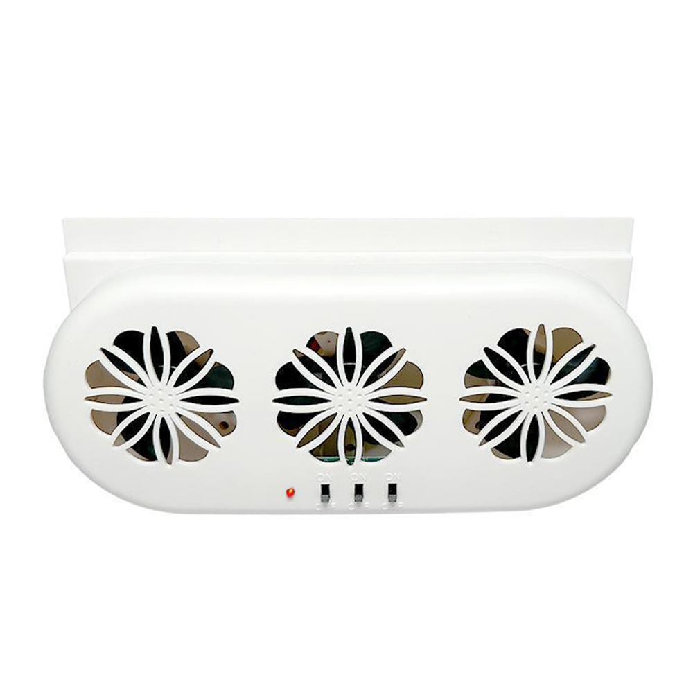 Exhaust fan,Silent Air Fan 3fan Air Outlet Usb Solar Vent Cooler With Switch Usb Air Fan
