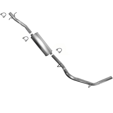 Exhaust for Dodge Dakota 4 Door Quad Cab 4 Wheel Drive 131" Wheel Base 00-03