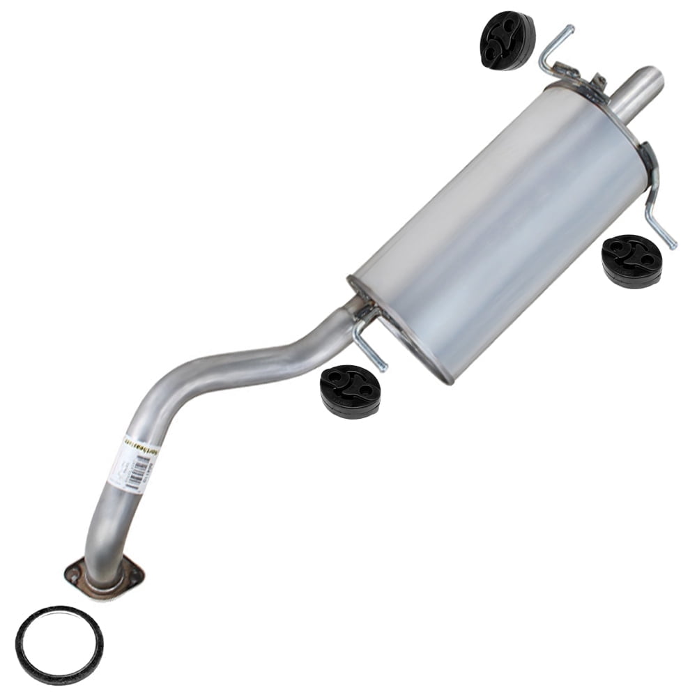 Northeastern Exhaust Rear Muffler with Hangers Fits 2007-2012 Nissan Sentra 2.0L - Direct Fit | Stainless Steel Exhaust Component | Includes Gaskett