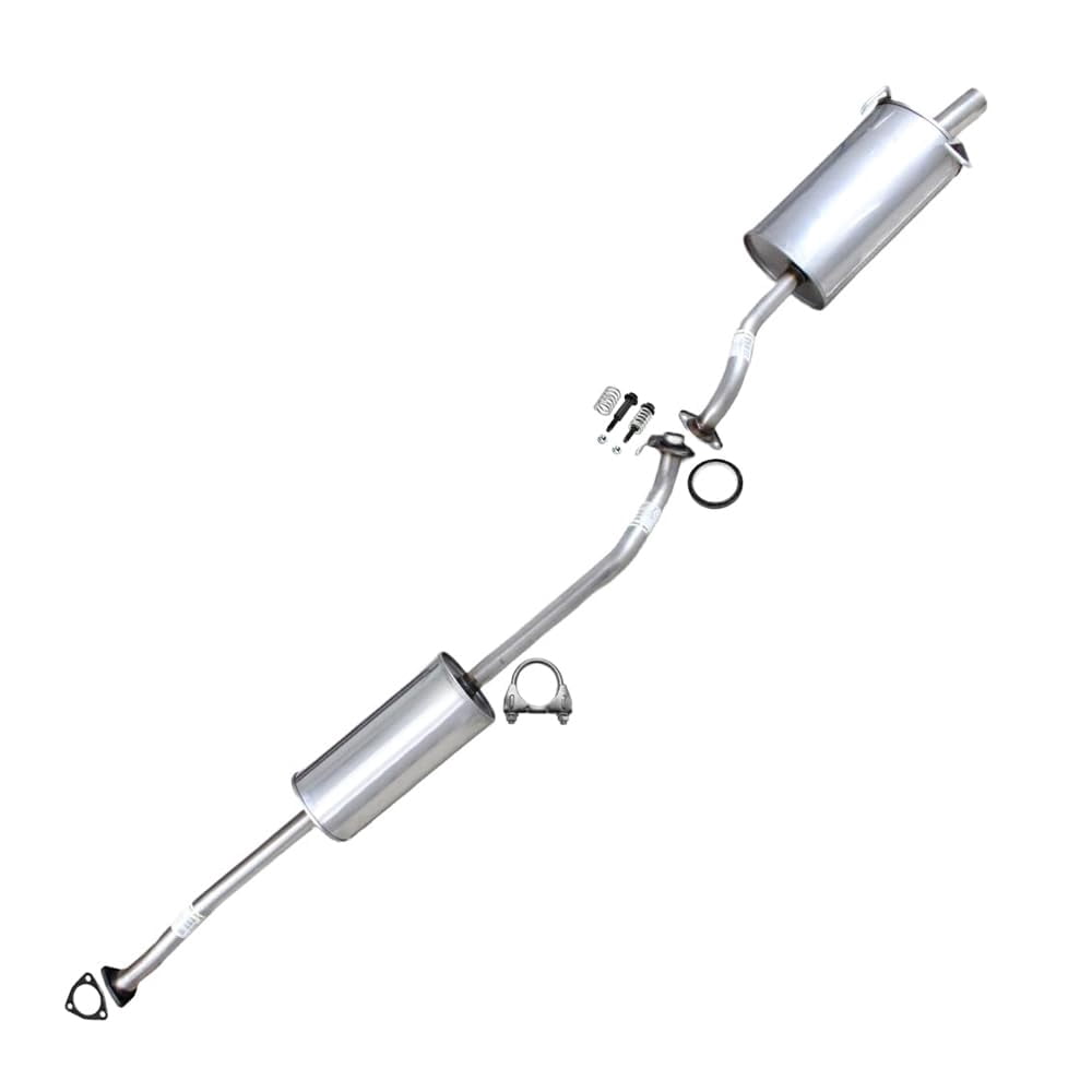 Northeastern Exhaust Resonator & Muffler Kit Fits 2007-2009 Honda CR-V 2.4L - Direct Fit | Stainless Steel Exhaust System Kit
