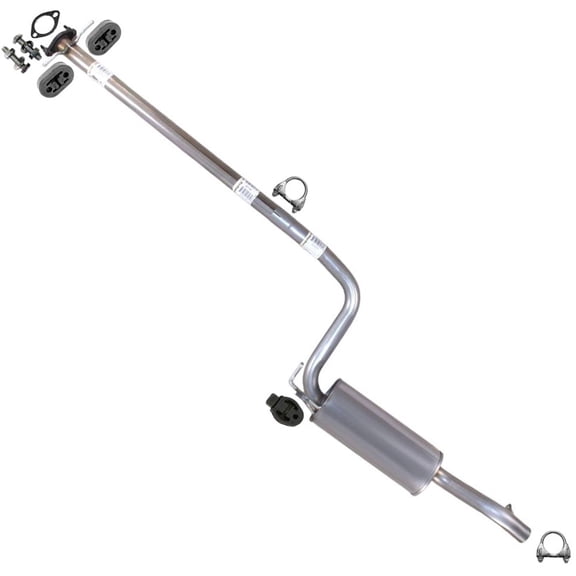 Northeastern Exhaust Resonator Pipe Fits 2000-2004 Ford Focus 2.0L - Direct Fit | Stainless Steel