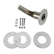 Exhaust socket backplate and fixing parts suitable for Ebersacher suitable for Webasto heater 24MmU4-