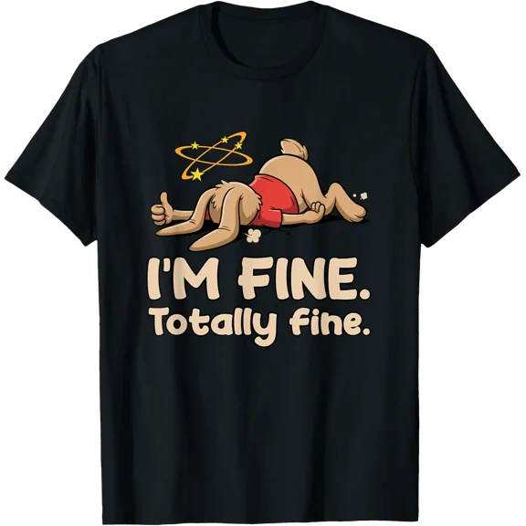Exhausted Bunny Burnout Stress Meltdown T-Shirt