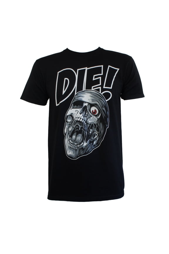 Gallery Andy Biersack Unisex Die Zombie Skull Logo T-Shirt M