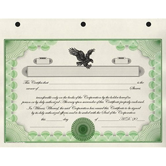 Exhibit Indexes Soft White Paper Award Certificates with Perforated and Punched Design, 15 Pack