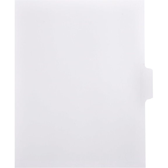Exhibitindexes® Blank Side Tabs, All Position 3 of 5 Positions
