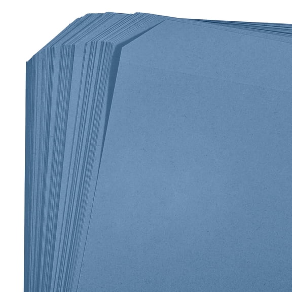 Exhibitindexes® Blue Manuscript top Bound Covers for Legal Documents (9 X 15 1/2) - 100 Covers Pack - Made in The USA