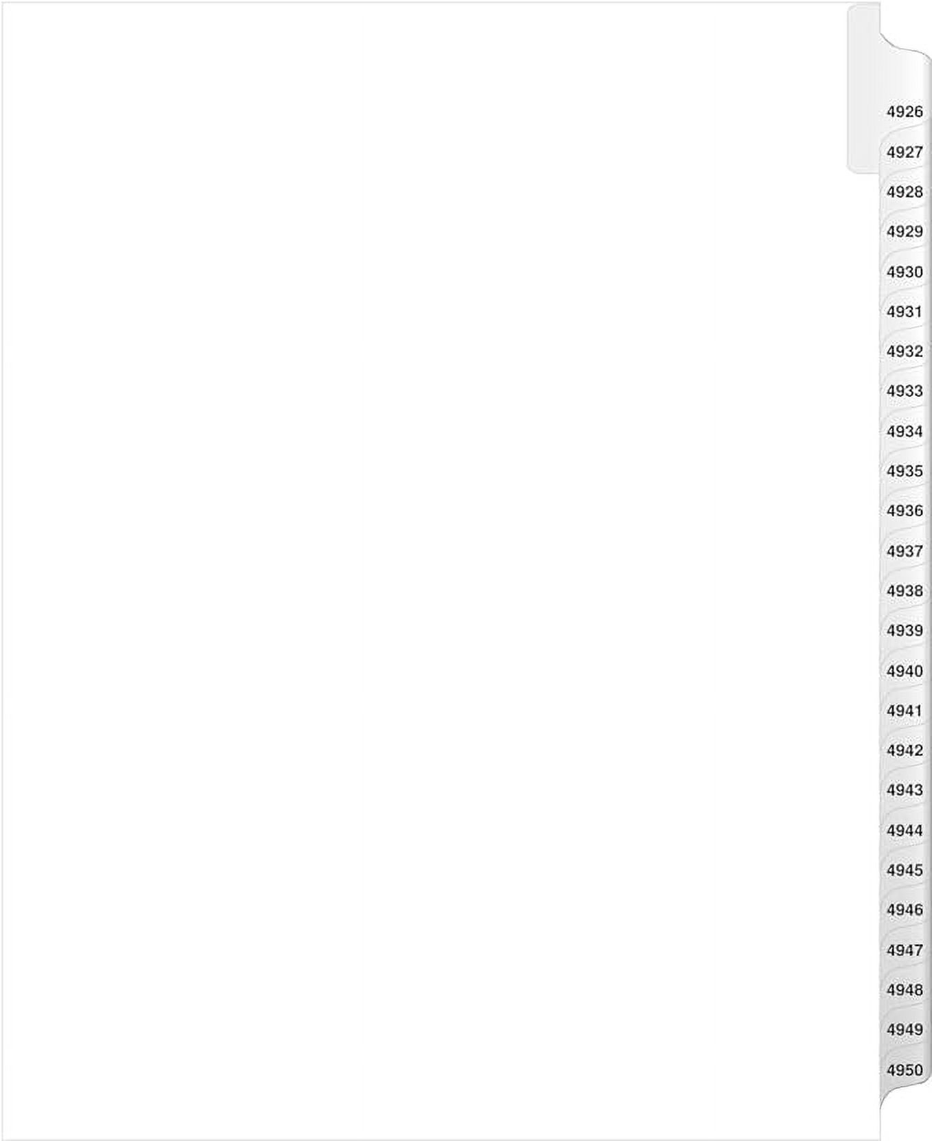 Avery Ready Index 8 Tab Dividers, Customizable TOC, 6 Sets (12172 ...