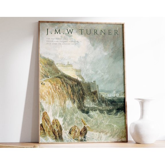Exhibition Classical Sea Wall Art Print, Unframed Paper Poster 8x10in