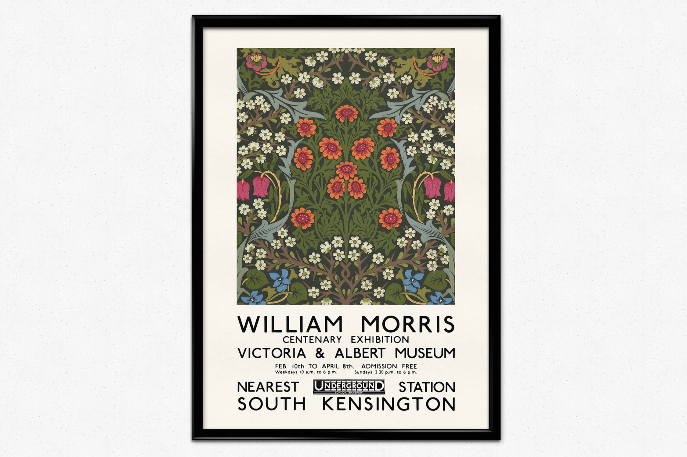 Exhibition Poster, Art Nouveau, Blackthorn Wallpaper, Victoria And ...