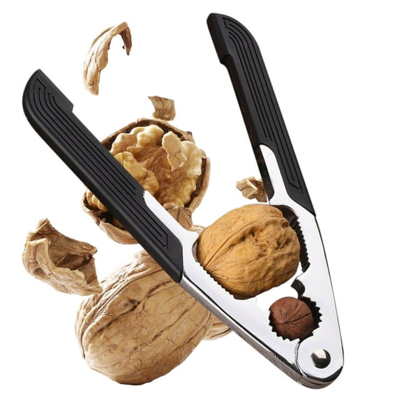 Exhoden 1PC Black Walnut Cracker,Nutcracker Kitchennut Opener,Nutshell Opener,Nut Peeling Machine Household Tools Manual Nut Opener Nut Sheller,Nut Opening Tool Opener For Walnut Clam Crackers