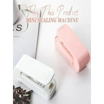 Exhoden 2PC Portable Mini Sealing Machine, Chip Bag Crimper，Upgraded Mini Bag Sealer，2024 Mini Bag Sealer 2 in 1 Sealer and Cutter Handheld Heat Vacuum Sealer Portable