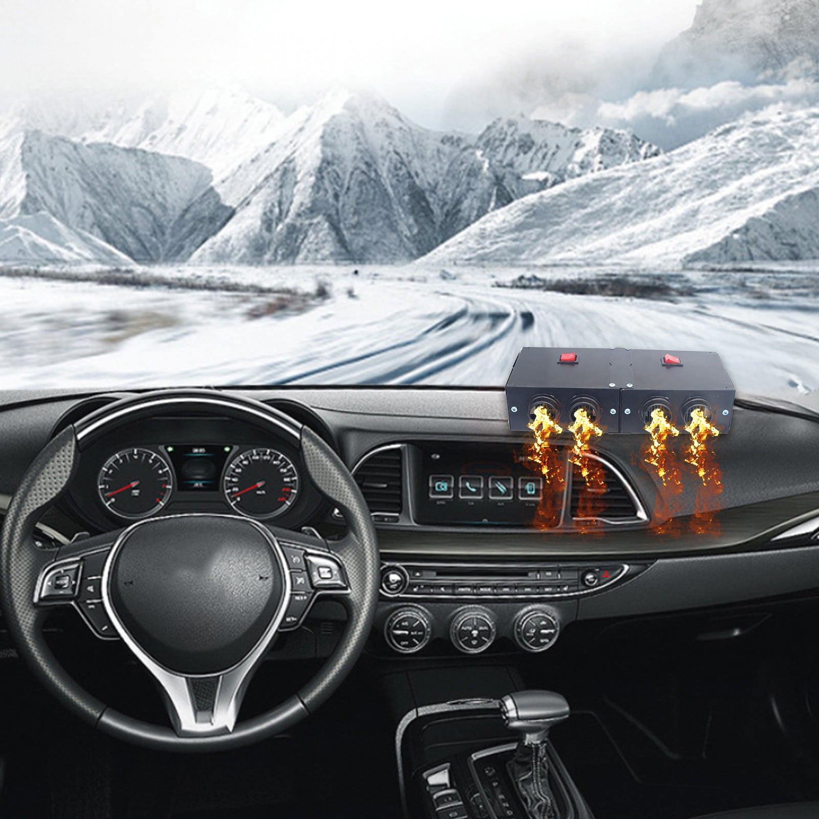 Exhoden Car Heater,Car Heaters For Vehicle,Automotive Electrical Twin