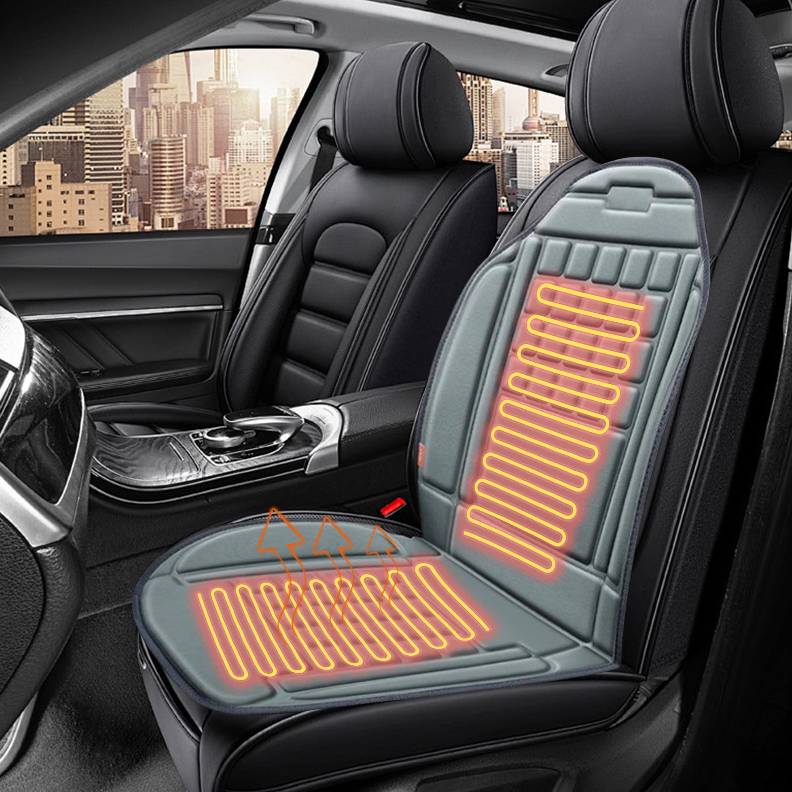 Exhoden Car Heating Cushion,Thermostat Heating Seat Cushion,Car Heating