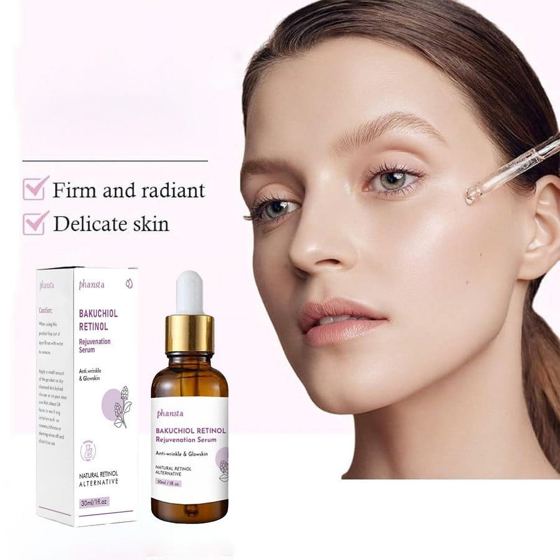 Exhoden Serum Tend Skin，Bakuchiol Retinol Rejuvenation Serum Bakuchiol