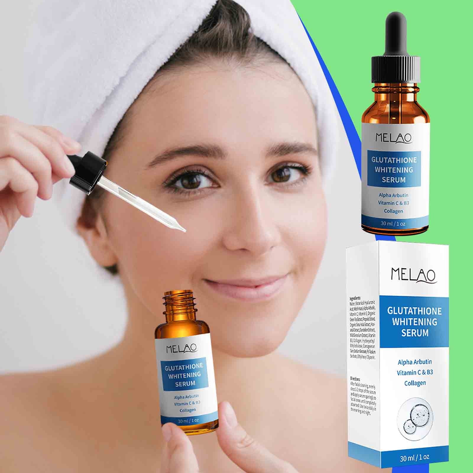 Exhoden Serum Tend Skin，Glutathione Whitening Serum Improves Dullness