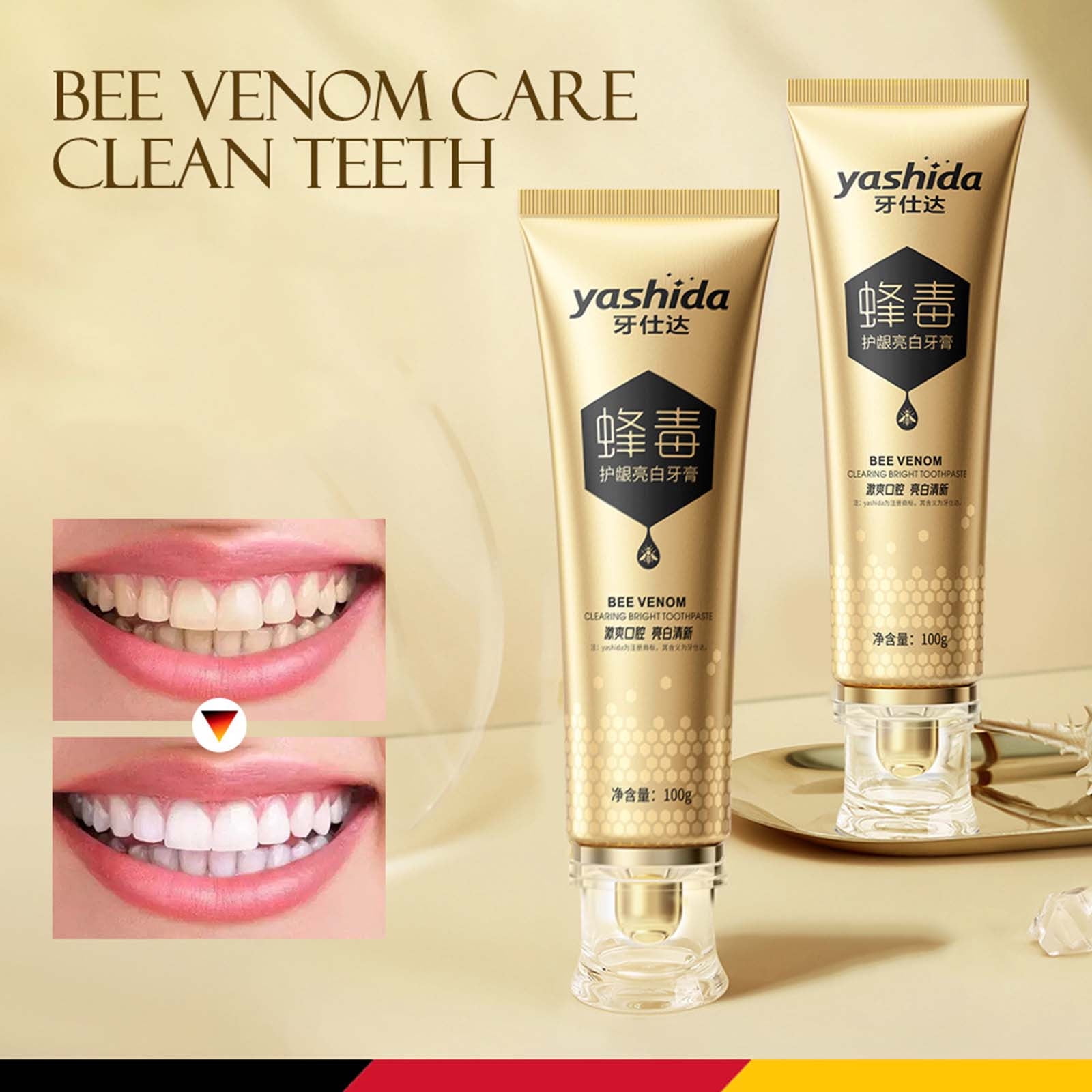 Exhoden Toothpaste Whitening，Toothpaste, Cleaning Coffee And Tea Stains
