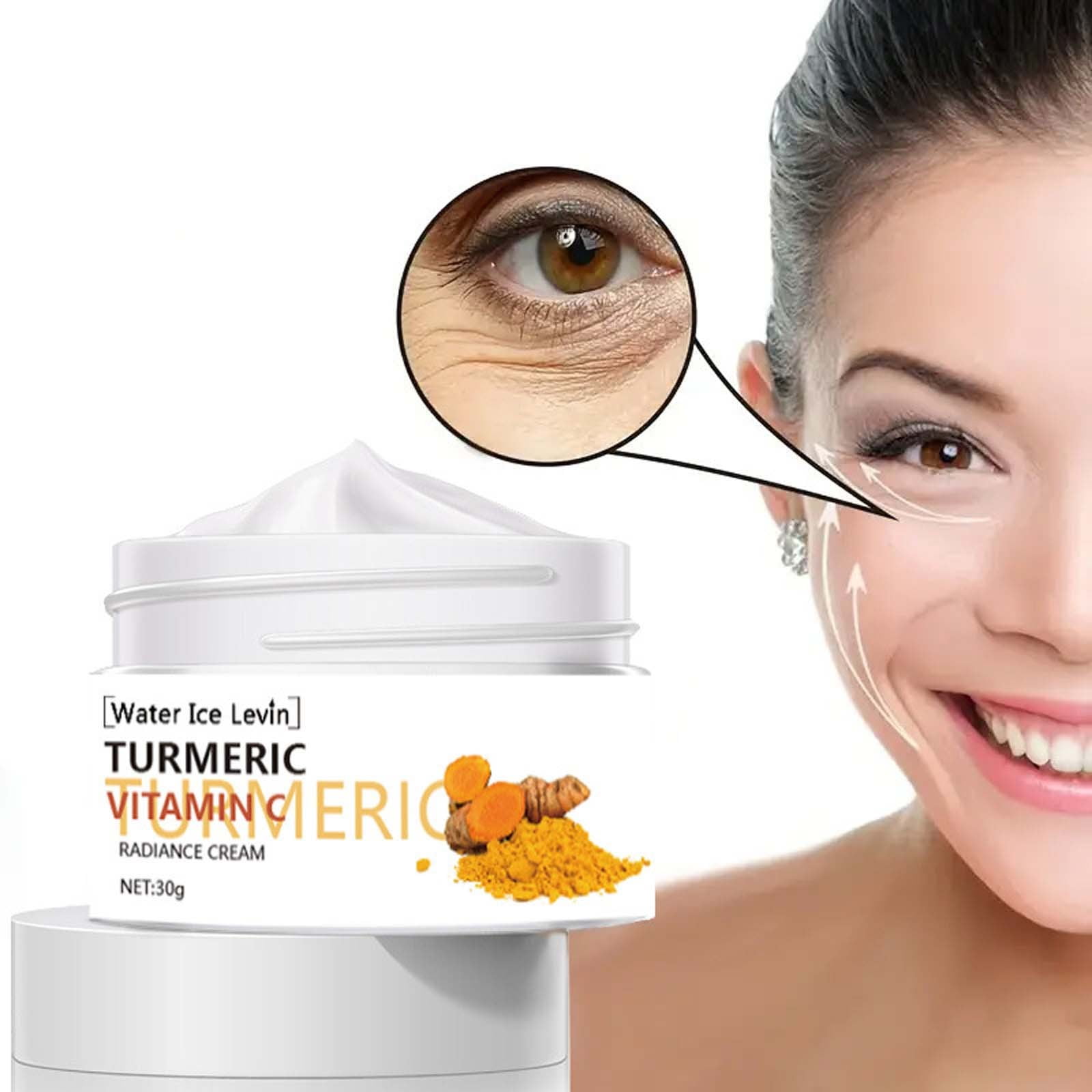Exhoden Under Eye Cream，Turmeric Eye Cream Diminishing Fine Lines