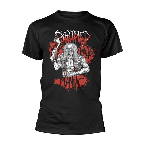 Exhumed T Shirt Gore Metal Maniac Band Logo new Official Mens Black