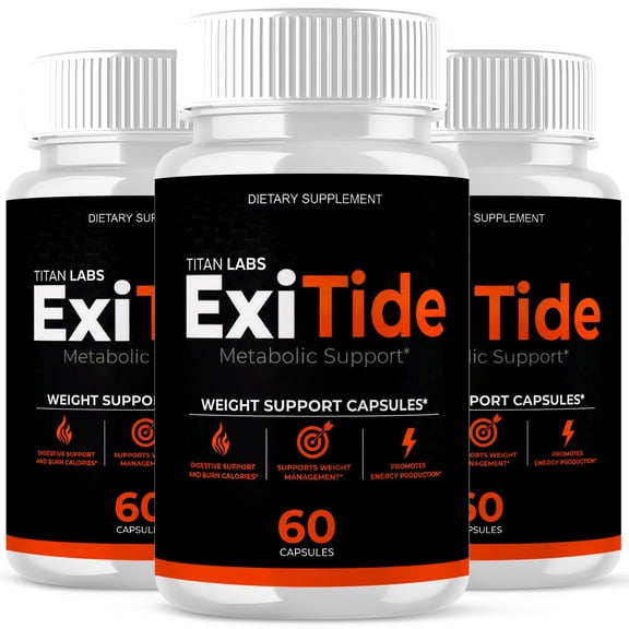 ExiTide Advanced Formula Pills Supporting Your Active Lifesyle Naturally Exi Tide Capsules (3 Pack)