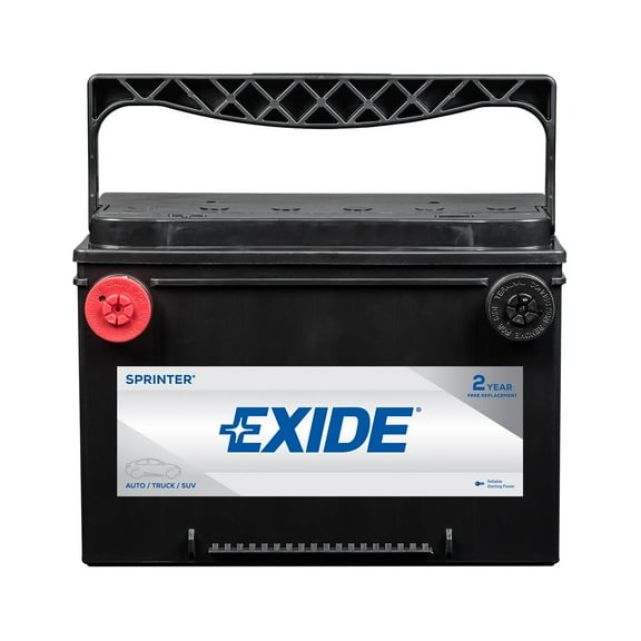 Exide Automotive Battery Type 12V Automotive Battery, 700 Amp CCA Top Post