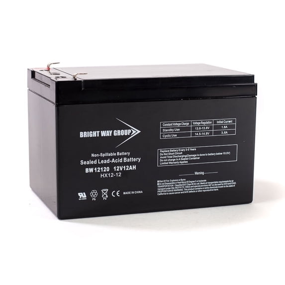 Exide EP12-12 Replacement Battery by Bright Way