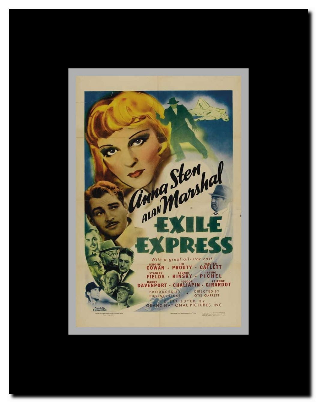 Exile Express Framed Movie Poster
