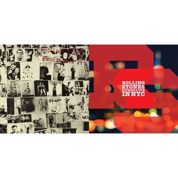 Licked Live In Nyc (White Vinyl/3LP) & Exile On Main Street (2LP)