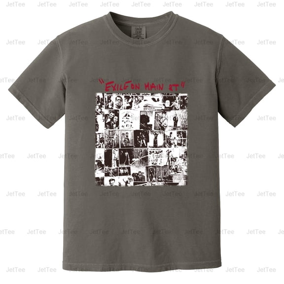 Exile on Main Street Vintage Retro Rock Music Album Comfort Color T-Shirt Unisex, up to 4XL