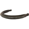 thumbnail image 1 of Exion Horse Browband For English Bridle | Soft Padded Equestrian Browband For Show & Dressage | Montana Blue Crystal Browband For Horses, 1 of 6