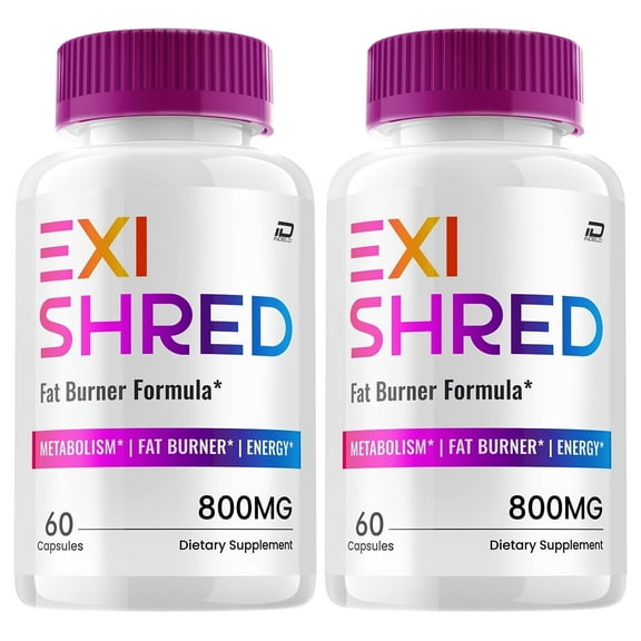 Exishred Keto Capsules Exi Shred Pills Advanced Formula, Maximum Strength, 2 Pack, 120 Capsules