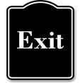 thumbnail image 1 of Exit BLACK Aluminum Composite Sign 8.5''x10'', 1 of 9