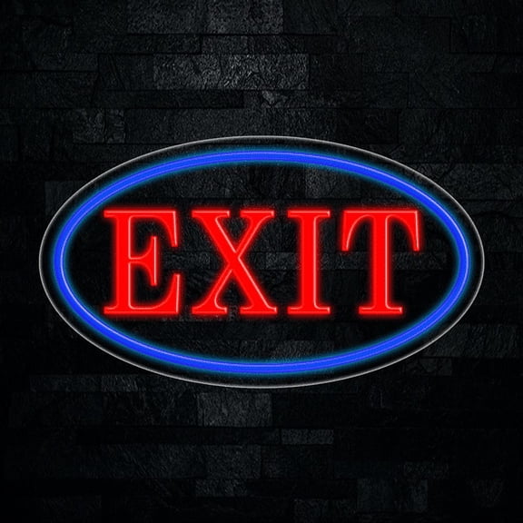 Exit LED Neon Sign 28"L x 16"H #34202
