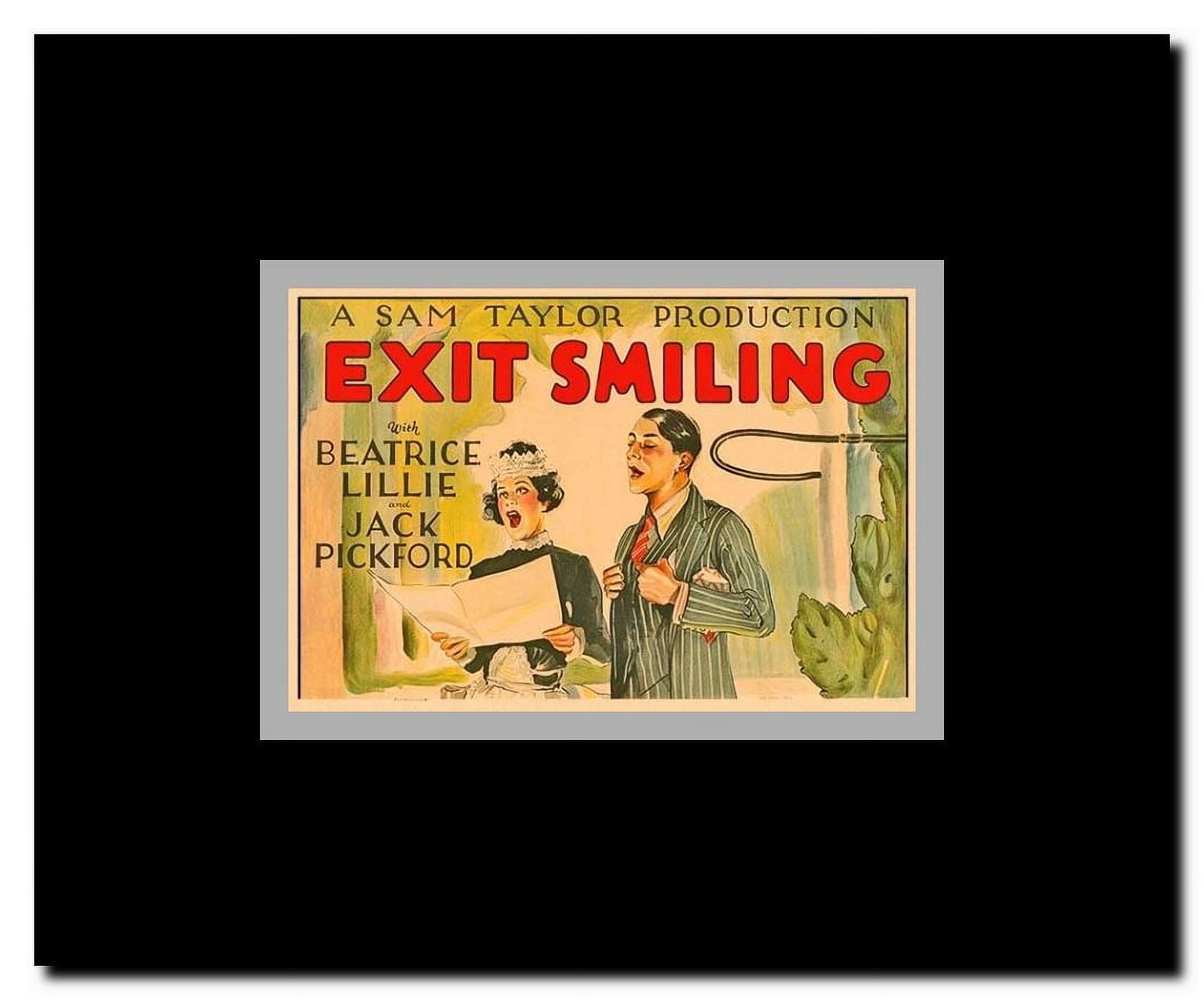 Exit Smiling Framed Movie Poster